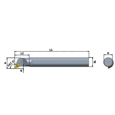  medida herramienta SDQCR/L 107