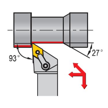 MDJNR/L 93º Portaherramientas para exterior