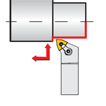 MWLNR/L 95º Portaherramientas para exterior